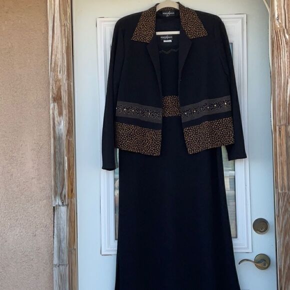 Take 50% OFF- Positive Attitude 2pcs Women's Jacket and Dress, Size-12 - Picture 1 of 15